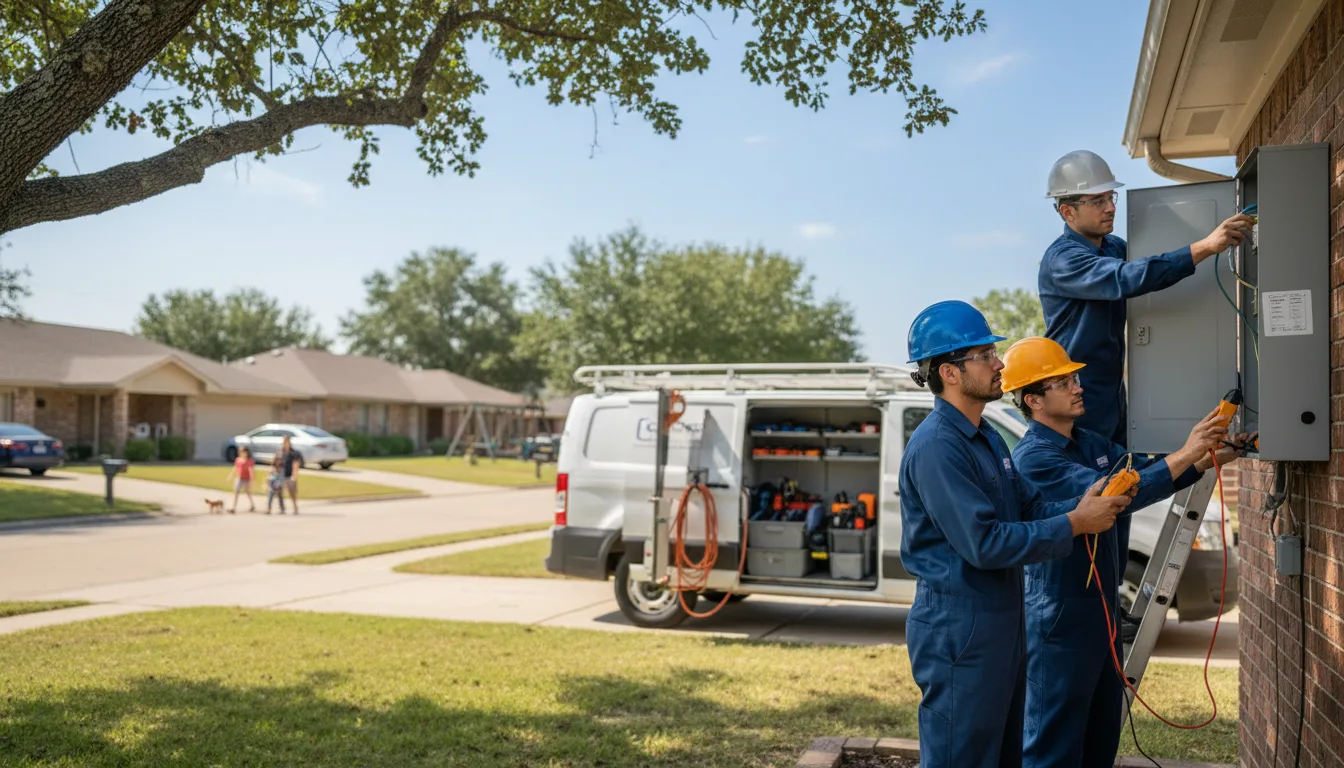 Certified electrician providing emergency electrical services in California, PA